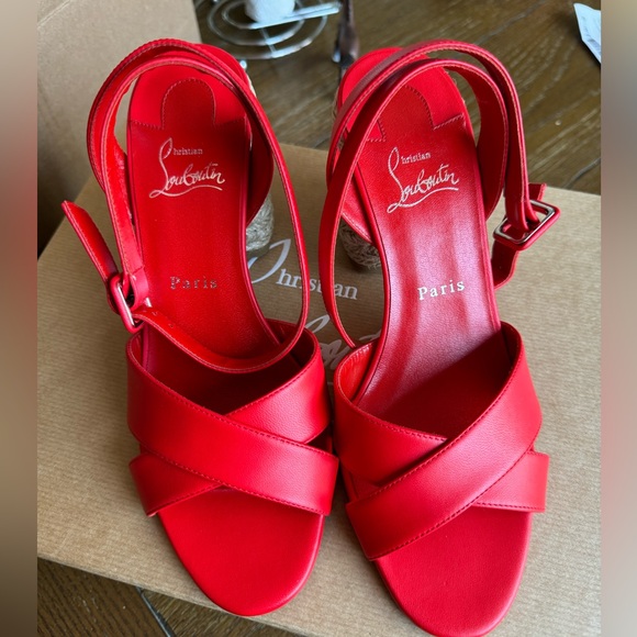 Louboutin Mariza Sandals; Brand New - Picture 1 of 8